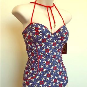 New with tag juicy couture bathing suit 1 piece M